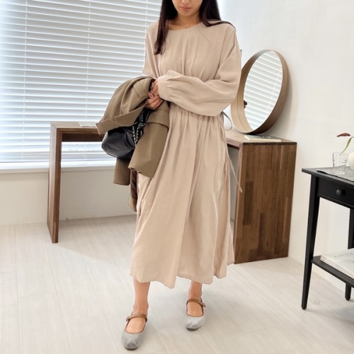 아이우먼 퍼스트끈리본스냅원피스 TOO646M310 빅사이즈