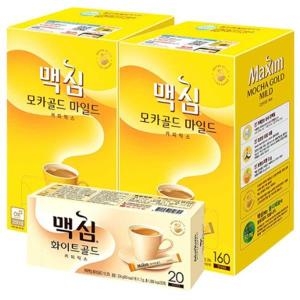 동서식품 맥심 모카골드 마일드 커피믹스 320개입 + 화이트골드 커피믹스 20개입