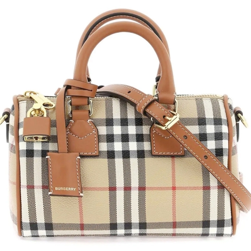 버버리 미니 체크 볼링백_8071357