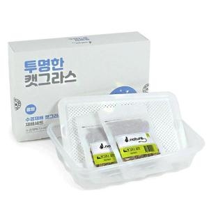 셀러허브 투명한 캣그라스 셋트 중형 S10986296