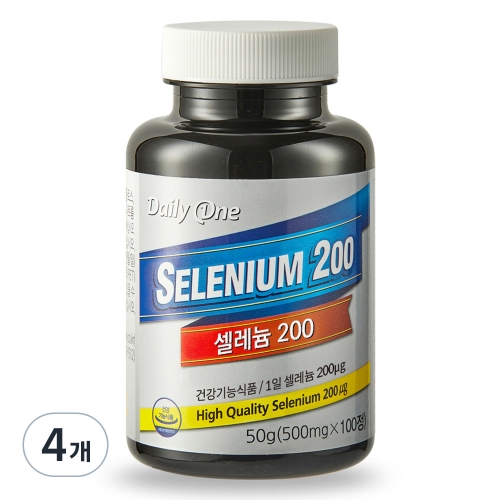 조아제약 셀레늄 200 500mg 100정