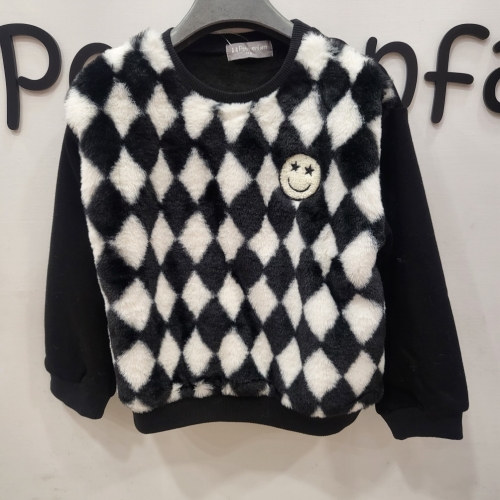 쁘띠앙팡 코지자니맨투맨 PCW72BTS07 블랙 140