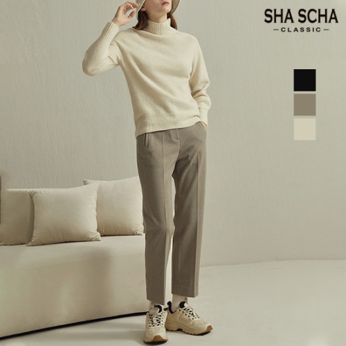 샤샤 홈쇼핑 헤링본 기모 팬츠 1종