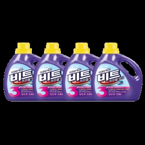 비트 라이온코리아 트리플액션 액체세제 일반용 2.8L 4개 일반세제/용기/ 1box
