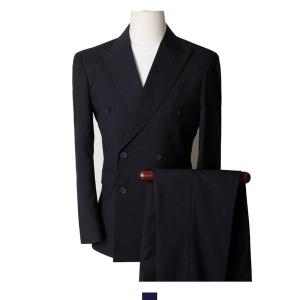 셀러허브 네이비 클래식 더블 스판 남성세미정장 S10922683