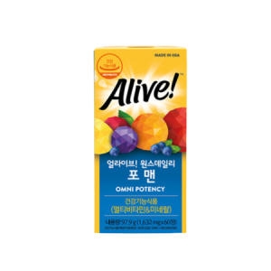 네츄럴라이프 얼라이브 원스 데일리 포맨 60정