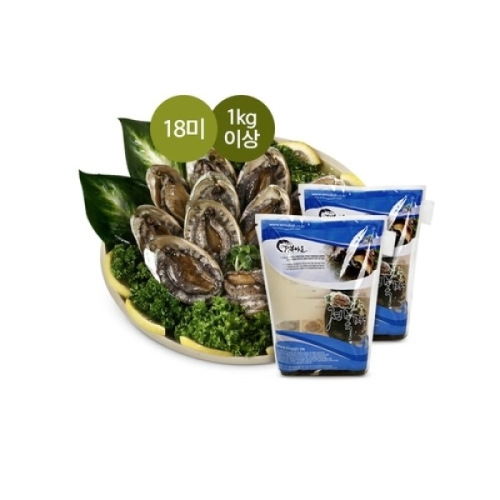 완도전복마을  활전복 18미 1kg