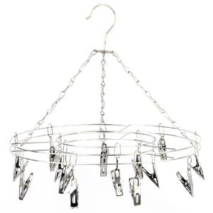 스텐레스  빨래집게 건조대 미니모빌형 양말 속옷 원형15P 2매입