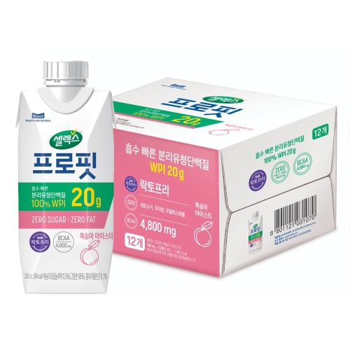 매일유업 셀렉스 프로핏 웨이 프로틴 복숭아 330ml