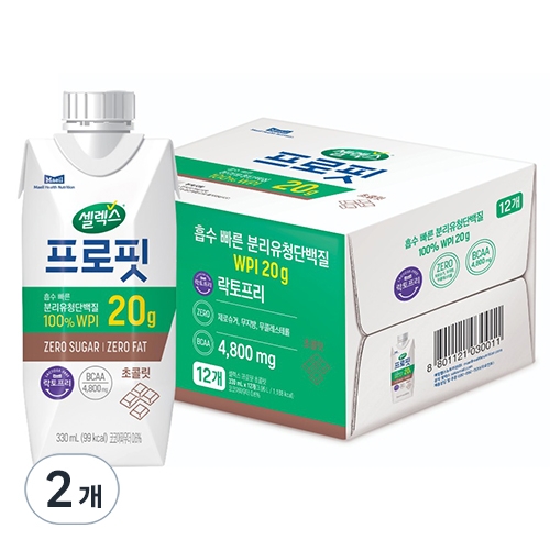 매일유업 셀렉스 프로핏 웨이프로틴 초콜릿 330ml