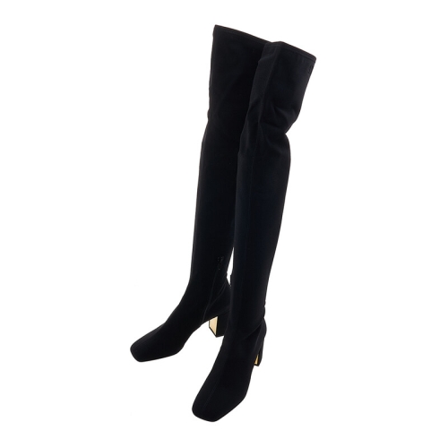 발렌티노 라벨루쏘 여성 골든 워크 롱 부츠 1W2S0EZ8 ITT 0NO