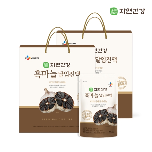 CJ웰케어 자연건강 흑마늘 달임진액 50ml 24포
