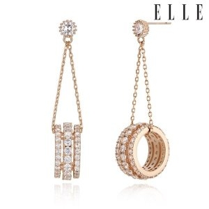 엘르쥬얼리  14k 쓰리라인 귀걸이 gold pin ELGPEE319