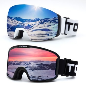 톰디어  HD더블렌즈 방풍 스키고글 스노우보드 고글