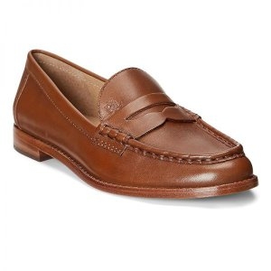 폴로랄프로렌 Wynnie 로퍼 Deep Saddle Tan 32M494863