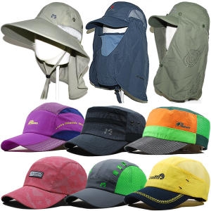 아웃도어 골프 여름 모자 썬캡 햇빛가리개 투 썬캡 등산모자 낚시 남자 여자 마스크모 벙거지모 자외선차