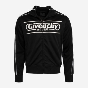 지방시 파이핑 트랙재킷 BMJ0LN3YFU BLACK