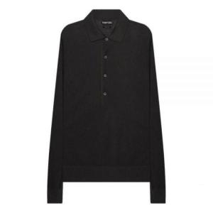 톰포드 실크 코튼 긴팔 피케 23 KPL004 YMS003S23 IG710