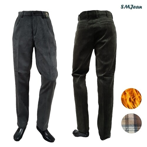 에스엠진 남성 기모 골덴바지_SMJ331k