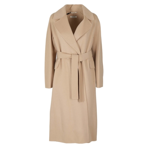 제니스 벨티드 울 코트 베이지 2390161533 097