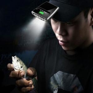 제이큐  랜턴 캠핑손전등 모션센서 모자랜턴 캡라이트 42GWOLVES 6LED DX18-2