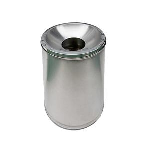 스텐레스  원형휴지통 대형 홉바형/깔대기 350/50L