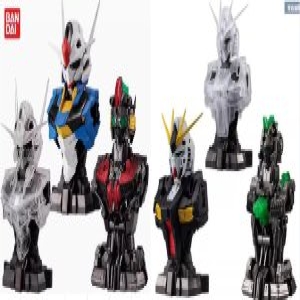 반다이  가챠 뉴건담 MS 메카니컬 버스트 흉상 가샤폰