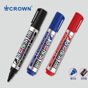 크라운  화이트 보드 마카 WB-1000