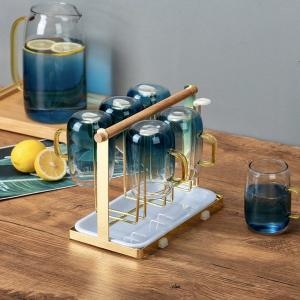 윈프라이스  우드 스탠드 컵걸이 건조대