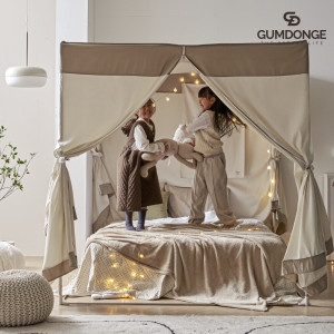 금동이  Gumdonge 사각난방텐트 대형 -베이지 프레임별도 /보온 방한