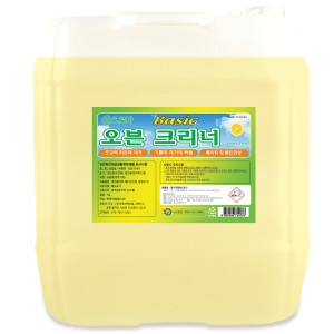 크로바 오븐크리너 베이직 19L 기름때 제거 업소용 대용량 말통 불판 석쇠