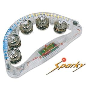 스파키  LED 발광 탬버린 노래방용 노래방 업소용