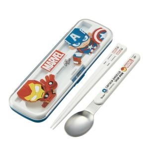 스케이터 마블 아이언맨 캡틴 수저 세트