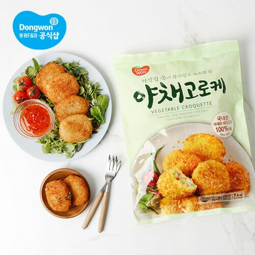 동원F&B  더원잇 야채 고로케 1kg