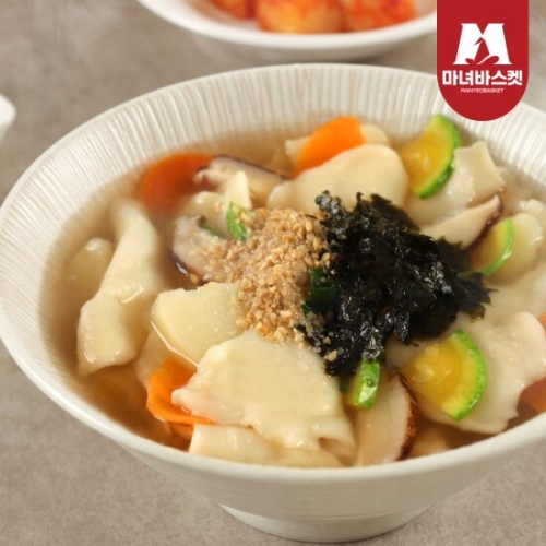 마녀바스켓 군산 엄마손 수제비 10인분 생면10팩+소스 동봉 - 에누리 가격비교