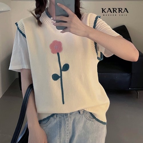 KARRA 플리스핑크데이지베스트_A3F0310