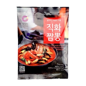 청정원 직화 짬뽕 분말 96g 간편조리 혼밥 캠핑용