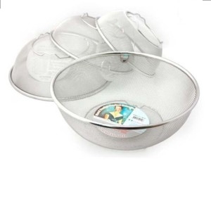 키친아트  스텐레스 원형바구니 채반