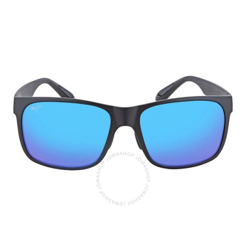 마우이짐 레드샌즈 블루 하와이 스퀘어 남성 선글라스 B432-2M 59 단일사이즈