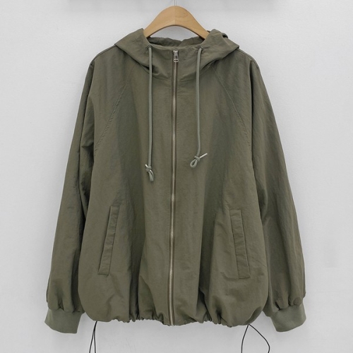 아이우먼 스트링후드아란집업점퍼 SMO684M310 빅사이즈