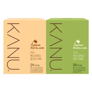 동서식품 카누 에스프레소 밀크티라떼 24개입 + 말차라떼 24개입