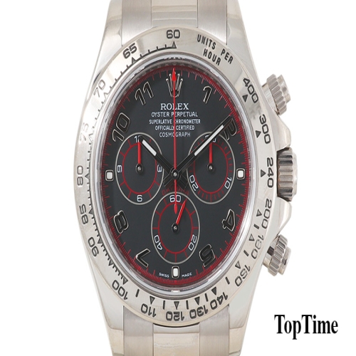 롤렉스 ﻿  데이토나 화이트골드 블루판 116509   40mm