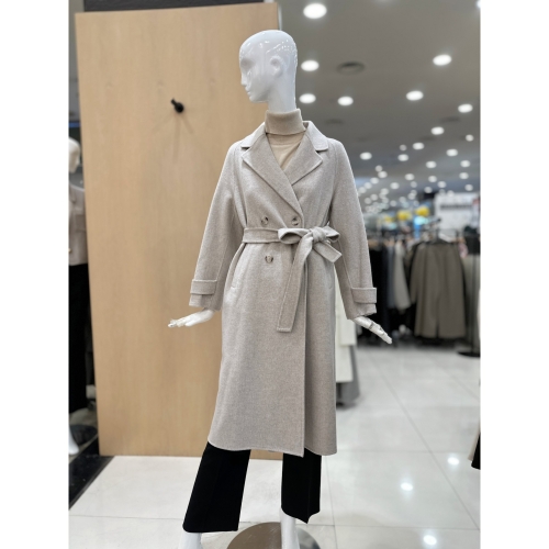 케네스레이디 더블버튼 울 핸드메이드 코트 ECHHNK7100