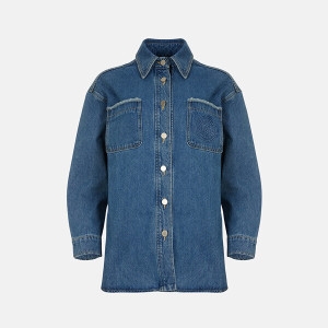 메트로시티 데님셔츠 M231CB0301F