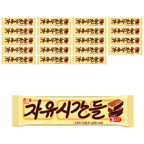 해태제과  해태 자유시간들 60g 20개
