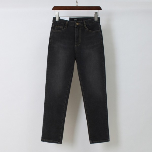 아이우먼 캣샌드기모데님일자팬츠 CAQ054M310 빅사이즈