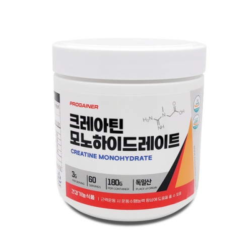 프로게이너 크레아틴 모노하이드레이트 180g