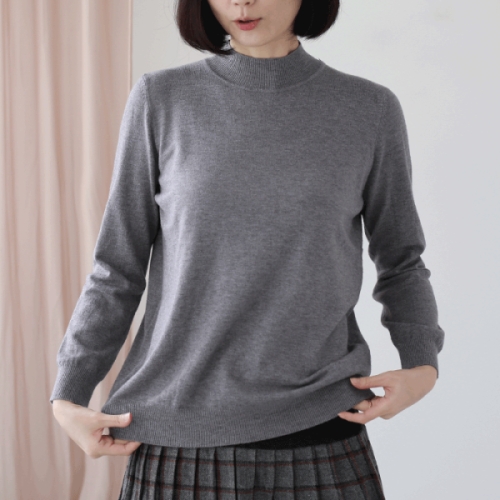 웬디즈갤러리 투투 소프트 반목 니트 LKN103