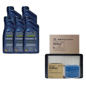 아랄  슈퍼트로닉 K 5W30 5L + 순정필터 기아 K7 프리미어 하이브리드