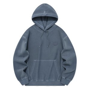 UFC 임직원 전용 코엑스몰 아치 로고 릴렉스핏 다잉 후드티 다크블루 U2HDU3308DB